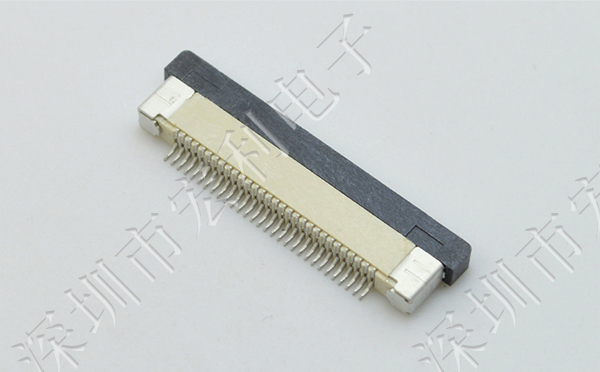 FFC/黄色视频APP大全 軟排線插座 0.5mm間距-50P 下接拉鎖 50Pin 抽屜式